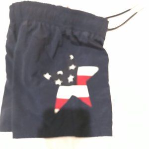 NEW! Navy swim trunks, size 12 months